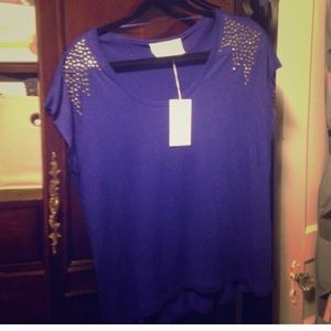 Blueish purple Vince Comuto Top